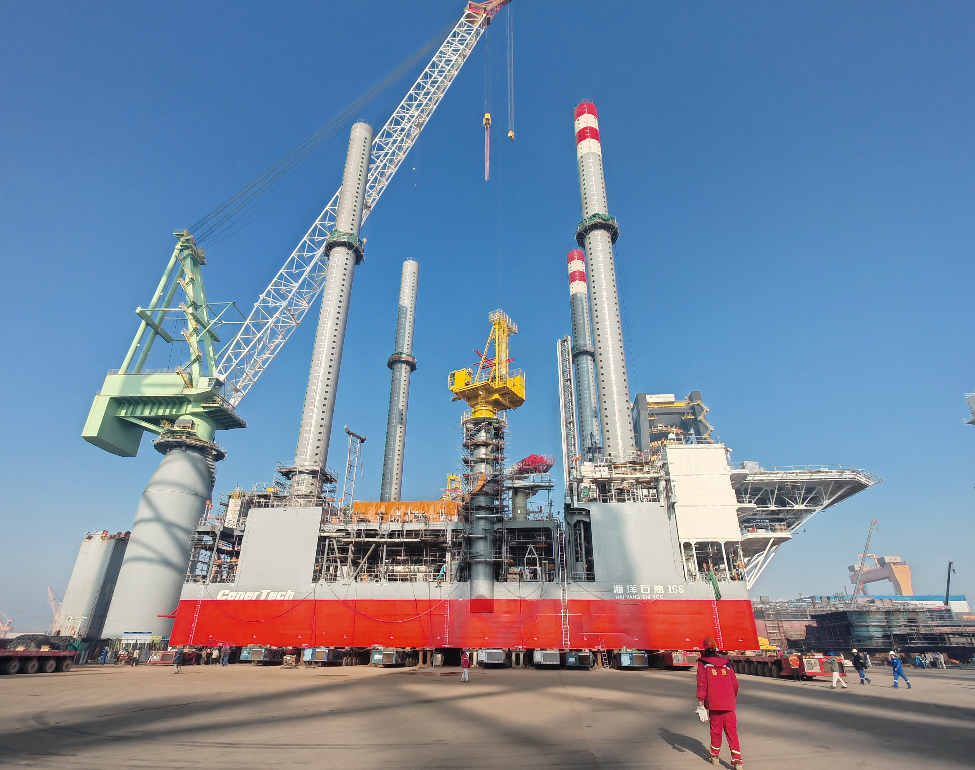 ���ʯ�����10-3��������������Ŀ��װ���������óͷ�ƽ̨��MOPU���ֳ���ˮ